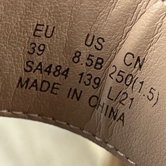 Stuart Weitzman Mykonos Two-Strap Slide Espadrille Sandals 8.5B Camel Tan $295 - Picture 4 of 8